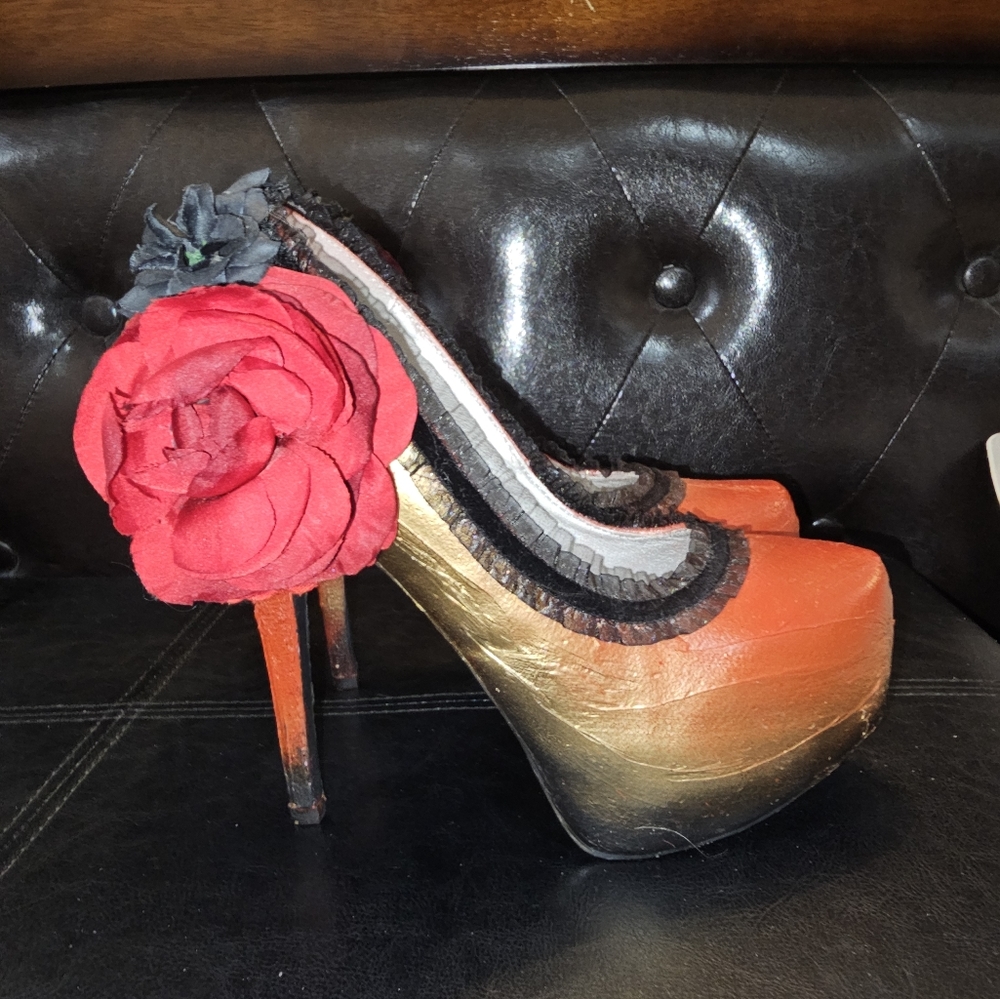 Custom Heels Zombie Peepshow